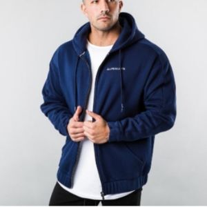 Alphalete Capital Zip Up Hoodie - Navy